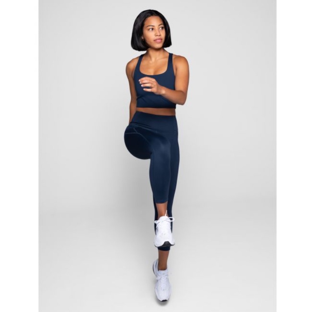 Girlfriend Collective SET* Midnight Paloma Bra and Leggings